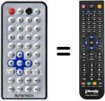 Télécommande équivalente Nortek PDVX-450