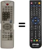 Télécommande équivalente Hitachi HTDK 150