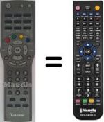 Télécommande équivalente Illusion M2T