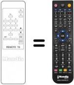 Télécommande équivalente Boca STR 5003