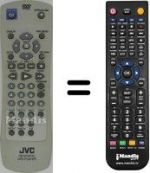 Télécommande équivalente JVC XV-N450 B