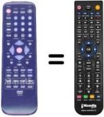 Télécommande équivalente SM ELECTRONIC SV 2100