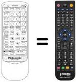 Télécommande équivalente Panasonic DVD A 100