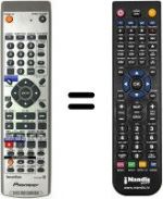 Télécommande équivalente Pioneer DVR 3100 S