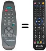 Télécommande équivalente MAESTRO WS 55