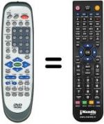 Télécommande équivalente MECOTEK MK-X4100