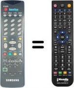 Télécommande équivalente Samsung 14C3F3