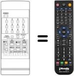 Télécommande équivalente REMCON167