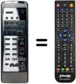 Télécommande équivalente Orion VH1177
