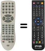 Télécommande équivalente Sinudyne 1490C