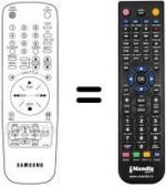 Télécommande équivalente Samsung SV611X