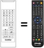 Télécommande équivalente LG CBT2162M