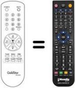 Télécommande équivalente LG 105-230A