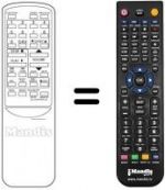 Télécommande équivalente Funai 2005