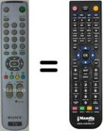 Télécommande équivalente RM889
