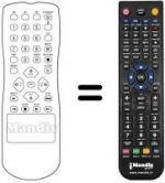 Télécommande équivalente REMCON728