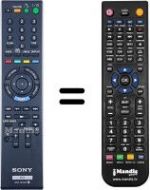 Télécommande équivalente RMT-B102P