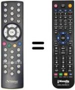 Télécommande équivalente REMCON823