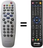 Télécommande équivalente REMCON762