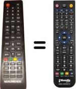 Télécommande équivalente NordMende ND32N2400M