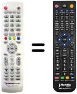 Télécommande équivalente REMCON246