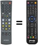 Télécommande équivalente Kathrein UFT171
