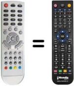 Télécommande équivalente REMCON1189