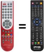 Télécommande équivalente REMCON1343