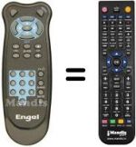 Télécommande équivalente REMCON825