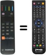 Télécommande équivalente Thomson 44ML15HR