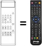 Télécommande équivalente REMCON1027