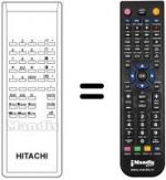 Télécommande équivalente Hitachi C15-P-110VT