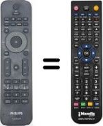 Télécommande équivalente Philips 37PFL3403D / 12