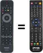 Télécommande équivalente Philips 26PFL3205H / 12