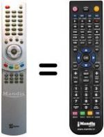 Télécommande équivalente REMCON1238
