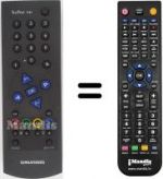 Télécommande équivalente Grundig T55-841FR