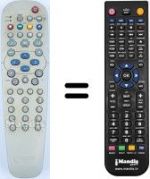 Télécommande équivalente Philips 312814713341