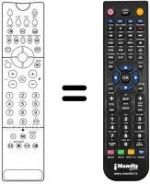 Télécommande équivalente REMCON1250