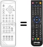 Télécommande équivalente Samsung 3F14-00037-050