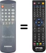 Télécommande équivalente Samsung 3F14-00033-320