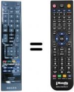 Télécommande équivalente Toshiba 40VL743G