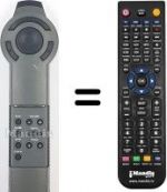 Télécommande équivalente Philips 14AA332419B