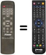 Télécommande équivalente REMCON982
