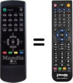 Télécommande équivalente LG 6710V00017N
