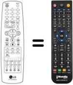 Télécommande équivalente LG RE32FZ10PX