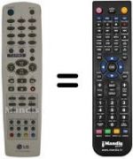 Télécommande équivalente LG RL29FB50RQ