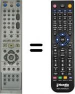 Télécommande équivalente LG DR4812V