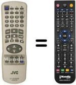 Télécommande équivalente JVC HR-J285