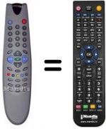 Télécommande équivalente Beko 33BCTL5NTX