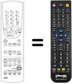 Télécommande équivalente Technisat KINOSAT32